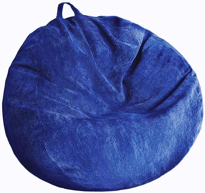 Stuffed Animal Storage Bean Bag Chair Cover Washable Ultra Soft Corduroy Bean by Unknown