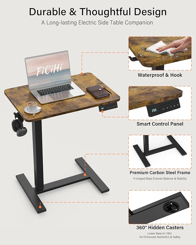 Mobile Standing Desk with Wheels - Image 7
