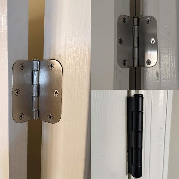 TDCHINGES 18 Pack Door Hinges 3.5 Inch Matte Black - Image 7