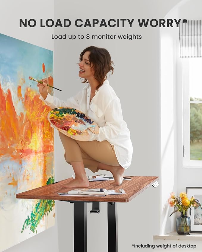 ErGear Height Adjustable Electric Standing Desk, 48 x 24 Inches Sit Stand up - Image 5