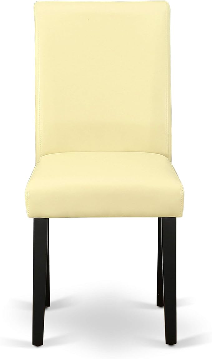 East West Furniture DUAB7-BLK-73 7 Piece Kitchen Table & Chairs Set Consist of - Image 5