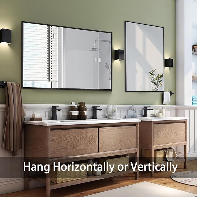 Wall Mirror 32x48, Rectangle Bathroom Mirror 32 x 48 inch, Large Vanity Mirror - Image 8