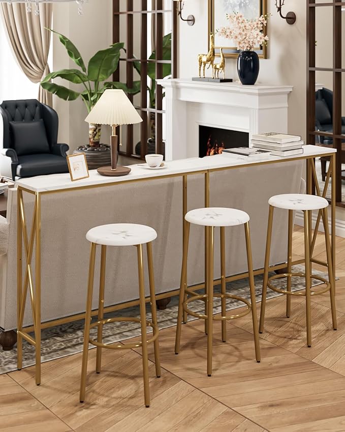 Masupu 70.9" Console Table, Modern Narrow Long Sofa Table Behind Couch - Image 8