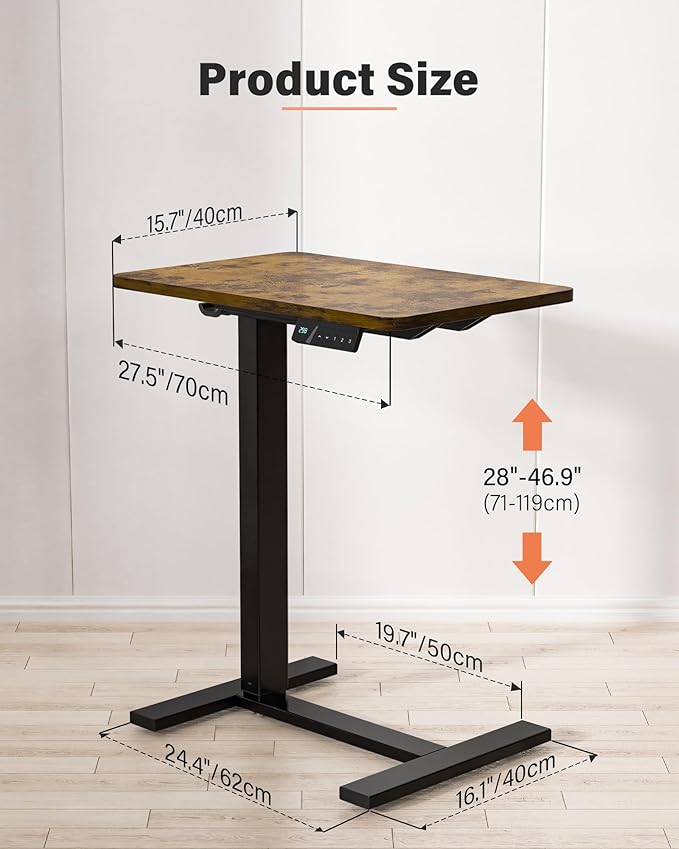 Mobile Standing Desk with Wheels - Image 2