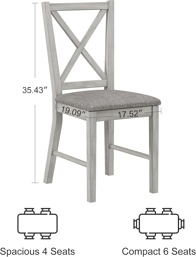 Solid Wood Dining Chairs, Part of Dining Table Set, Mix and Match Table - Image 2