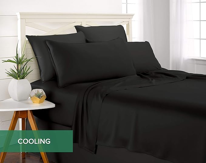 King Sheets by Pure Bamboo, Genuine 100% Organic Viscose Derived from Bamboo - Image 5