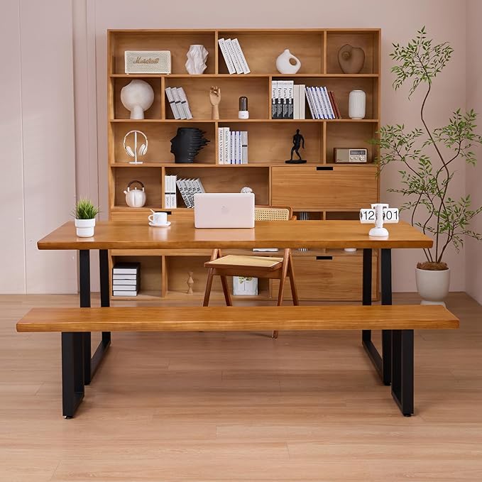 Solid Wood Administrative Computer Desk - Image 6
