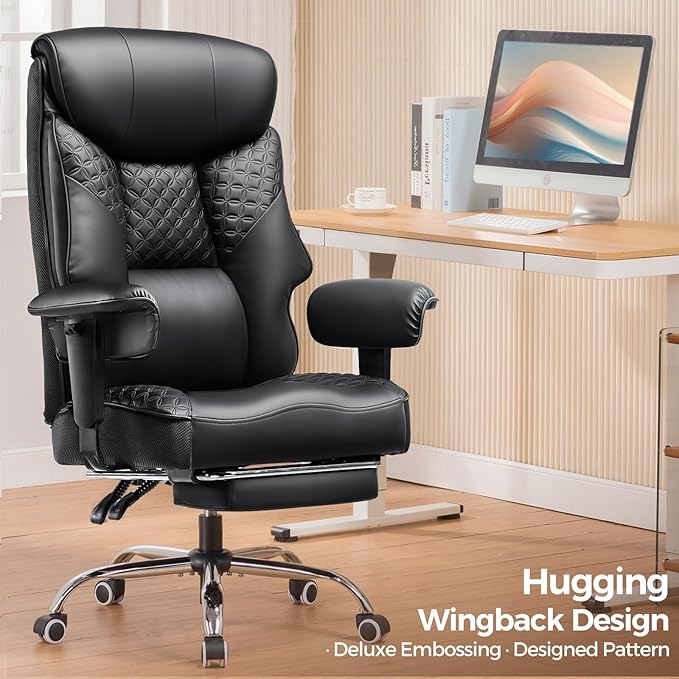 GTRACING Big and Tall Office Chair 400LBS Wide Ergonomic Gaming Chair - Image 3