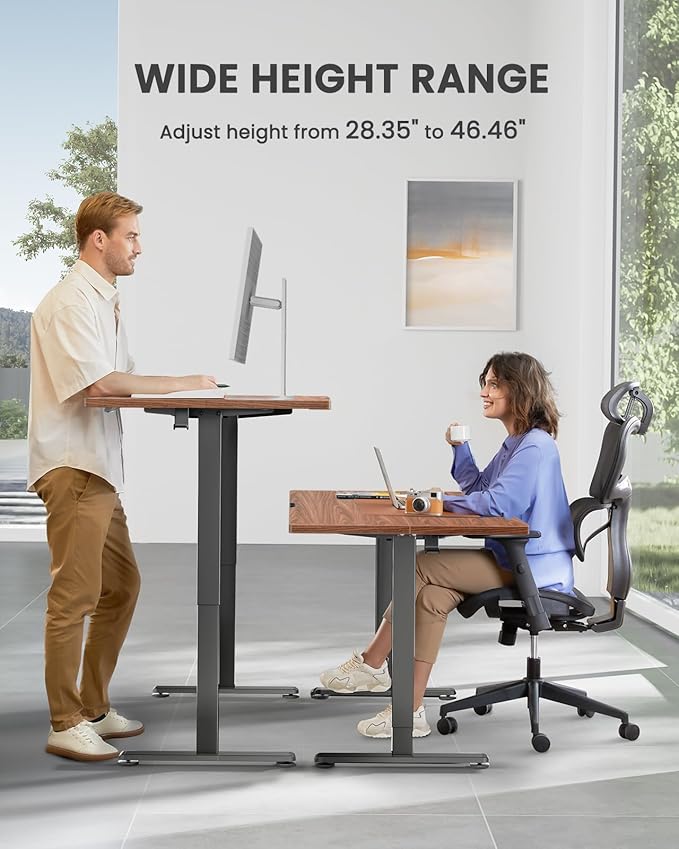 ErGear Height Adjustable Electric Standing Desk, 63 x 28 Inches Sit Stand up - Image 5