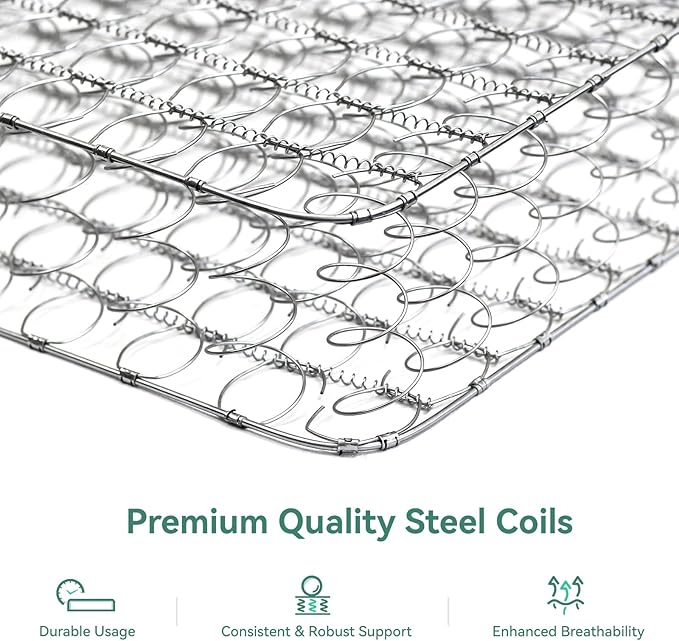 Novilla Twin Mattress, 6 Inch Twin Size Mattresses in a Box - Image 5