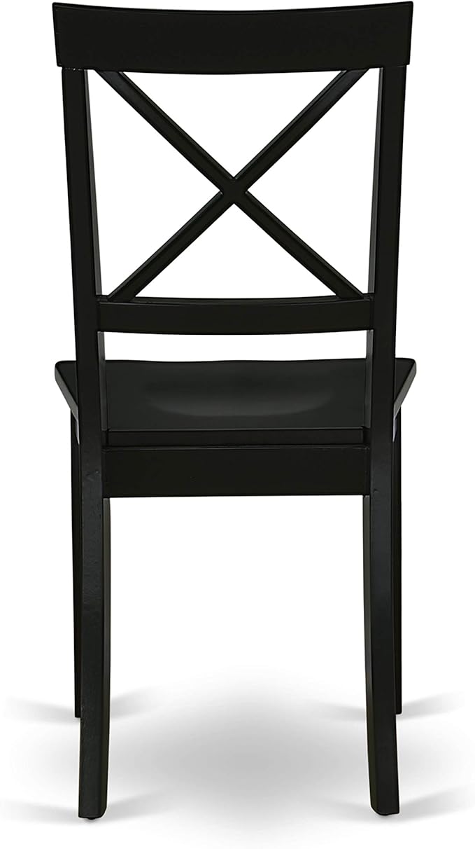 East West Furniture ESBO3-BCH-W 3 Piece Kitchen Table & Chairs Set Contains a - Image 9