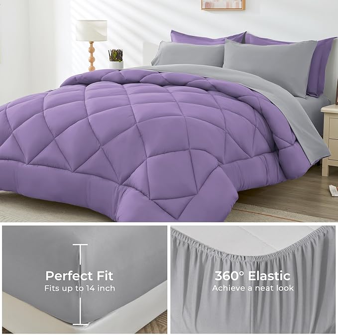HEVUMYI Twin Comforter Set - Image 4