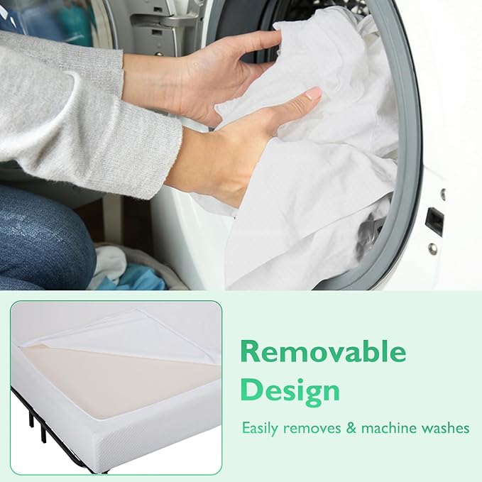 FDW | 6 Inch Twin XL Mattress | Medium Firm | Gel Memory Foam Mattress | White - Image 6