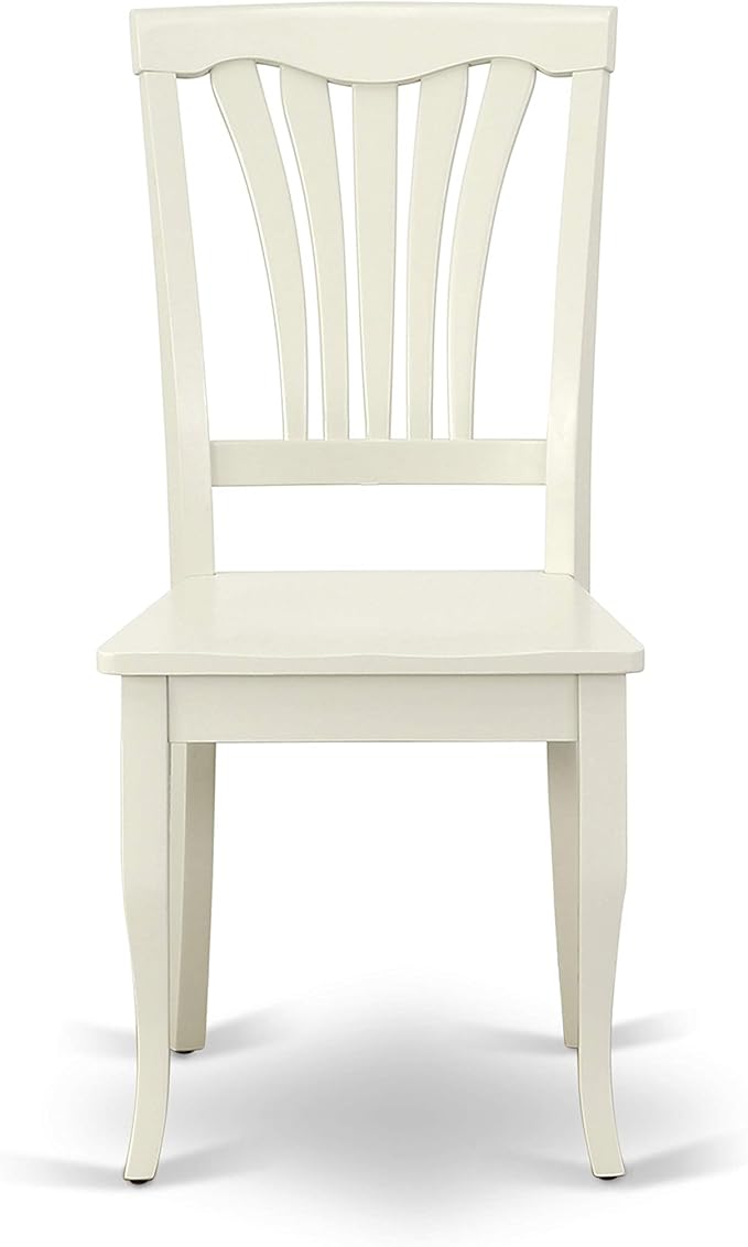 East West Furniture NDAV5-LWH-W 5 Piece Dining Room Table Set Includes a - Image 8