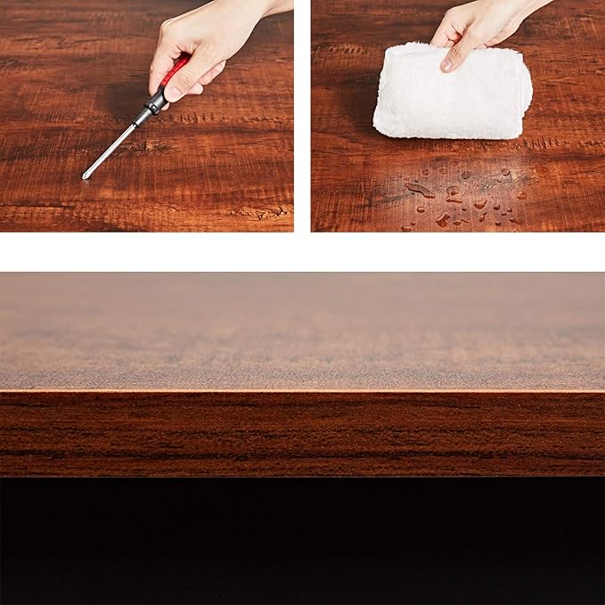 Decoholic 63 Inch Computer Desk, Home & Office PC Laptop Study Writing Table - Image 4