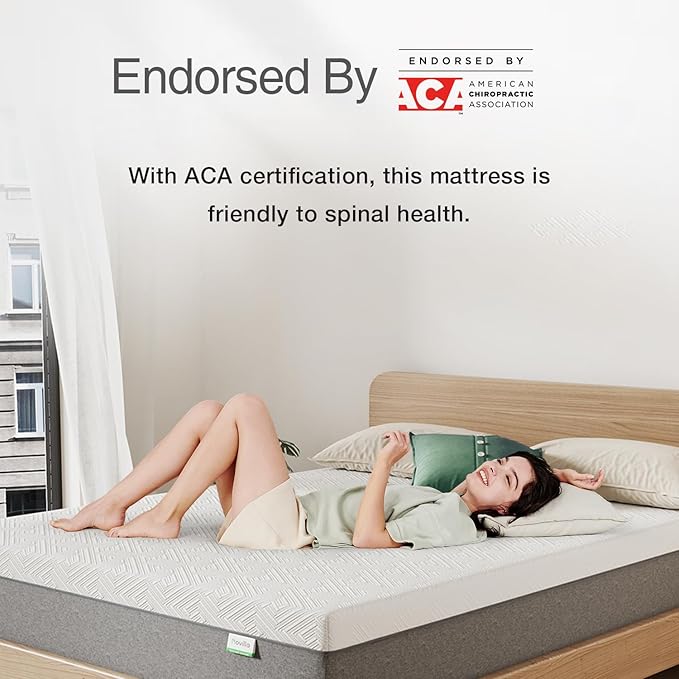 Novilla Mattress Twin XL, 8-Inch Gel Memory Foam Mattress - Image 5