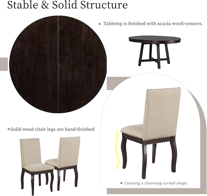 Ball & Cast 5 Piece Dining Table Set - Image 7