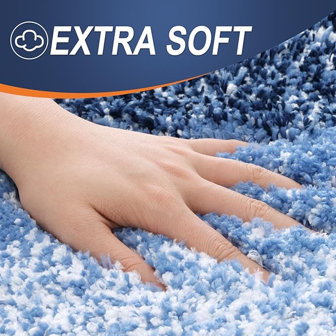 OLANLY Bathroom Rug Mat 59x24, Extra Soft and Absorbent Microfiber Bath Rugs - Image 2