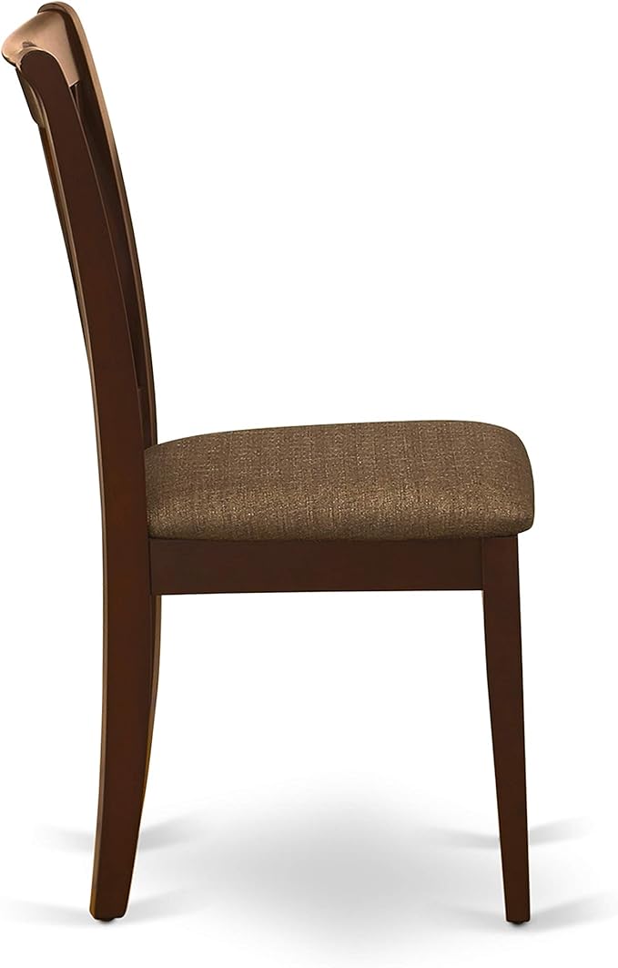 East West Furniture HBCL3-MAH-C 3 Piece Dinette Set - Image 8