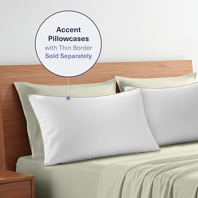 Kickoff Viscose Bamboo Sheets King Size 4-pc 100% Organic Bamboo Viscose Bed - Image 9