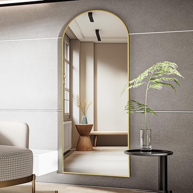 Koonmi Full Length Mirror, Standing Hanging or Leaning Full Body Mirror - Image 3