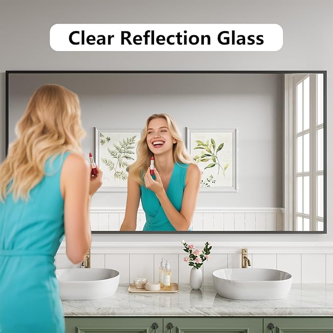 Koonmi Bathroom Mirror 36x71 Bathroom Wall-Mounted Mirrors, Modern Vanity Mirror - Image 8