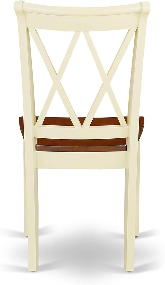 East West Furniture DOCL5-BMK-W 5 Piece Dining Set Includes a Rectangle Dining - Image 11