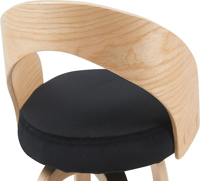 Sonia Modern Swivel Bar Height Stool - Image 6