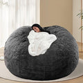 BCU 7FT Big Bean Bag for Adults Kids Without Filling Oversized Bean Bag Chair by BCU