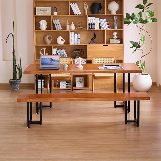 Durable Solid Wood Top Bench - Image 8