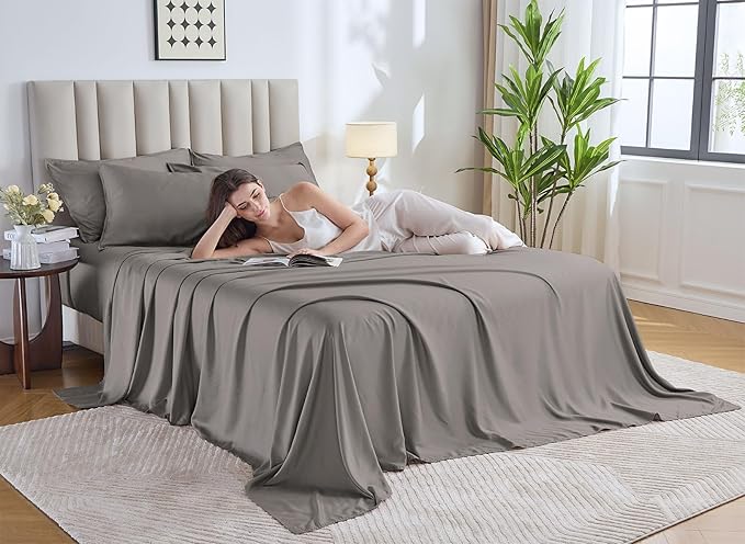 Full Sheets by Pure Bamboo, Genuine 100% Organic Viscose Derived from Bamboo - Image 2