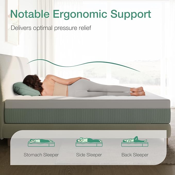 Novilla Mattress Full Size, 12 Inch Gel Memory Foam Mattress in a Box - Image 3