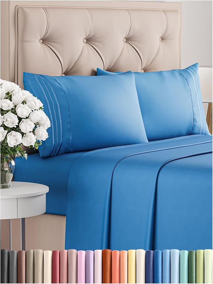 Queen Size 4 Piece Sheet Set by CGKUnlimited