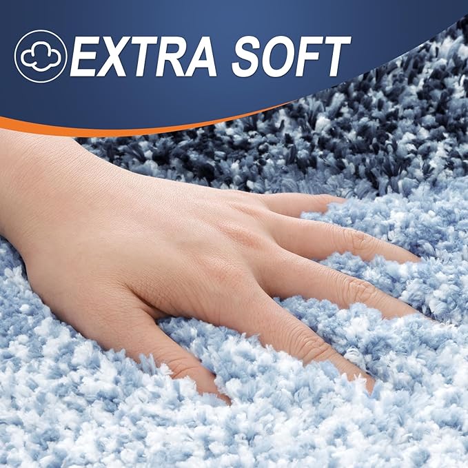 OLANLY Bathroom Runner Rugs 47x17, Extra Soft Absorbent Microfiber Bath Rugs - Image 2