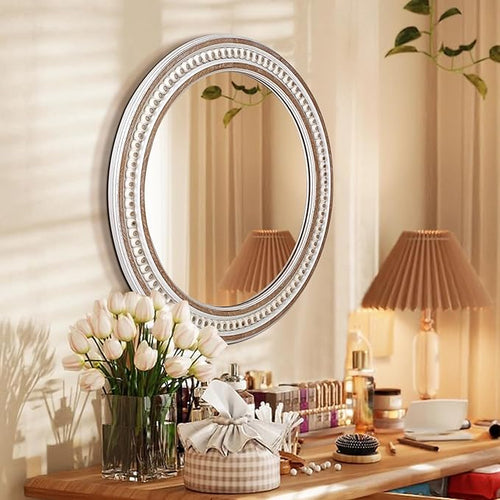 24 Inches Rustic Round Wall Mirrors - Image 2