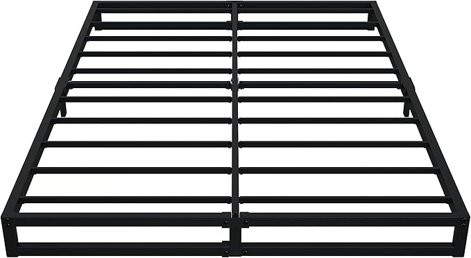 6 Inch King Size Bed Frame Sturdy Mattress Foundation, Heavy Duty Metal Platform - Image 8