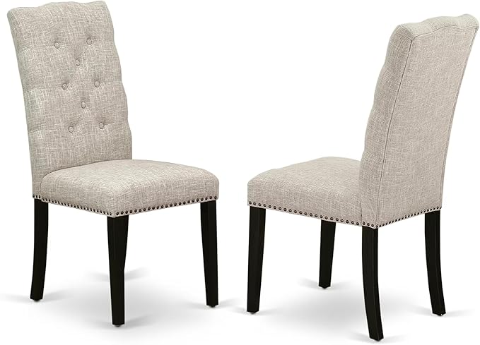 East West Furniture ELP6T35 Elsa Parson Dining Room Chairs by EastWestFurniture