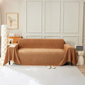 STACYPIK Thick Burnt Orange Sofa Cover, Breathable Chenille Couch Cover by STACYPIK