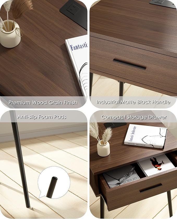 HAIOOU Mid Century End Table - Image 7