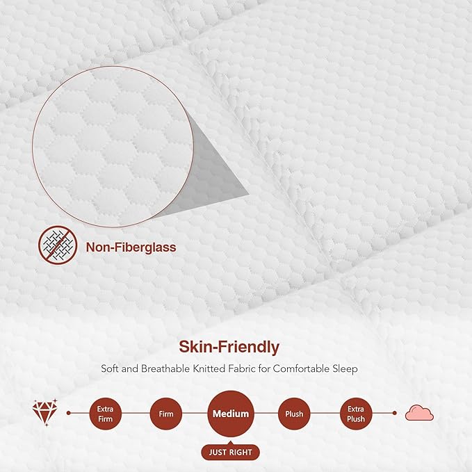 Full Size Mattress 12 Inch, Hybrid Full Bed Mattress - Image 4