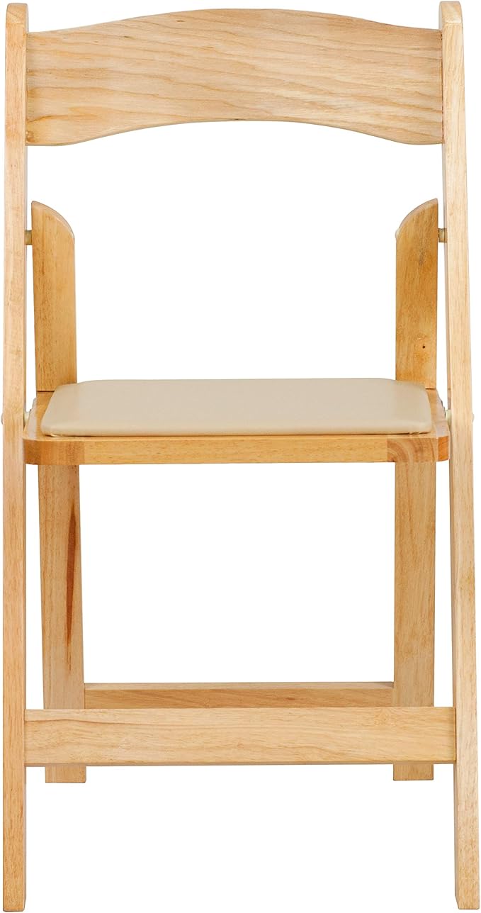 Flash Furniture 2 Pack HERCULES Series Natural Wood Folding Chair - Image 15