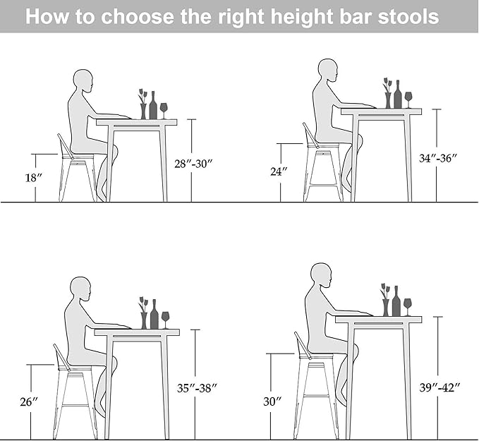 30 Inch Swivel Bar Stools Set of 4 - Image 3
