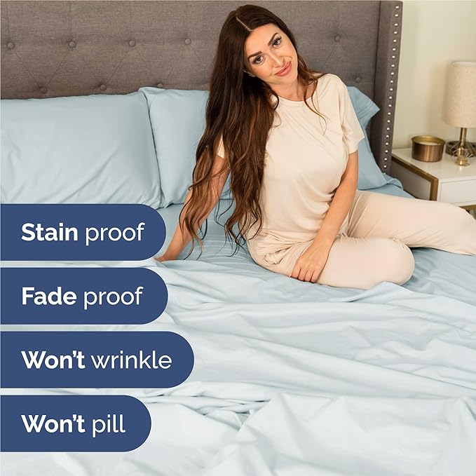 King Size 4 Piece Sheet Set - Image 5