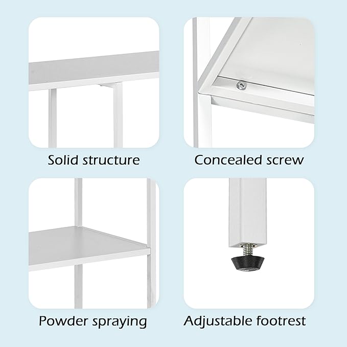 HDANI 39.4 Inch Metal Console Table - Image 6