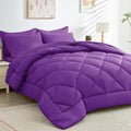 HEVUMYI Purple Cali-King Comforter Set by HEVUMYI