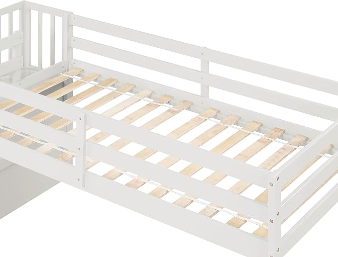 HomSof Loft Bed with Stairs and Storage - Image 10