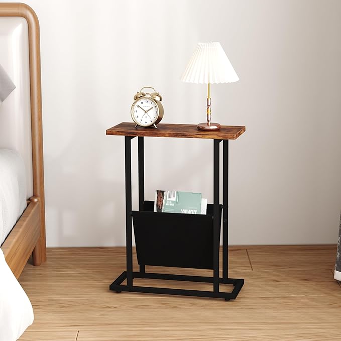 Narrow Side Table for Small Spaces, Small End Table - Image 7