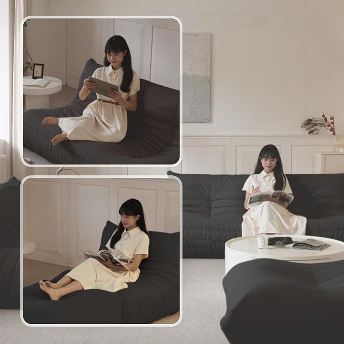 Luxury Ottomans, Modern Square Foot Rest - Image 4