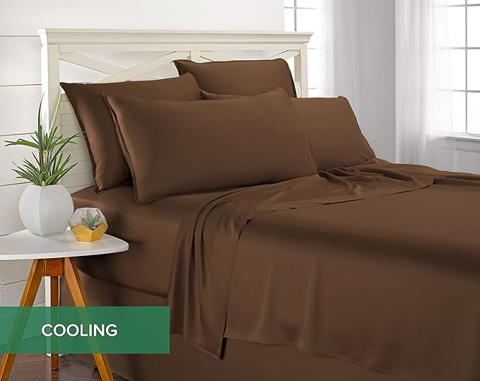 King Sheets by Pure Bamboo, Genuine 100% Organic Viscose Derived from Bamboo - Image 5