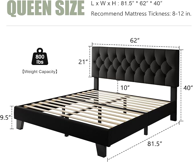 Feonase Queen Platform Bed Frame - Image 2